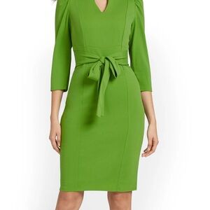New York & Company Green Dress